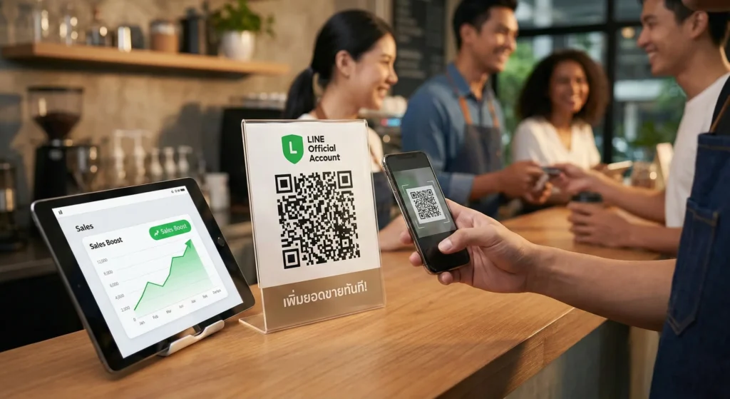 QRCode LINE OA ช่วยเพิ่มยอดขายได้อย่างไร